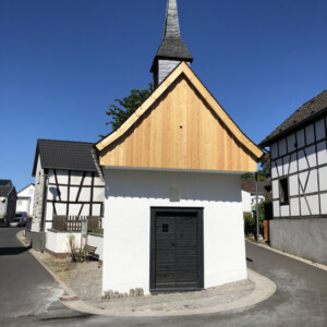 Die Kapelle hat einen neuen Aussenputz